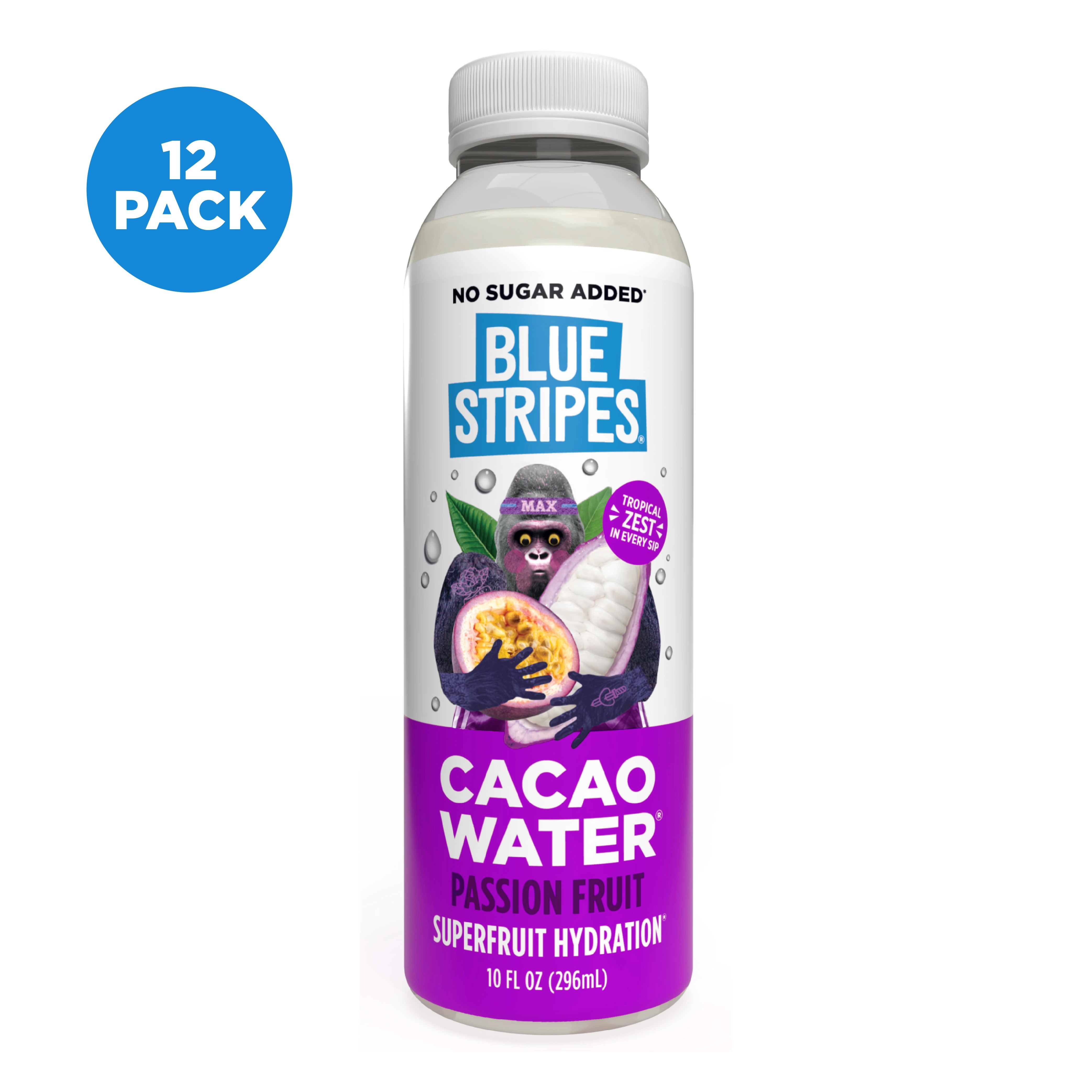 Cacao Water - Passion Fruit – Blue Stripes