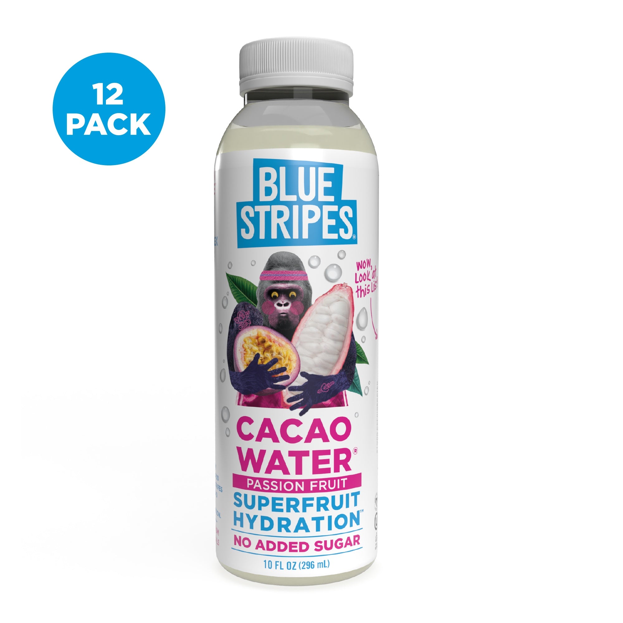 Cacao Water Passion Fruit Blue Stripes
