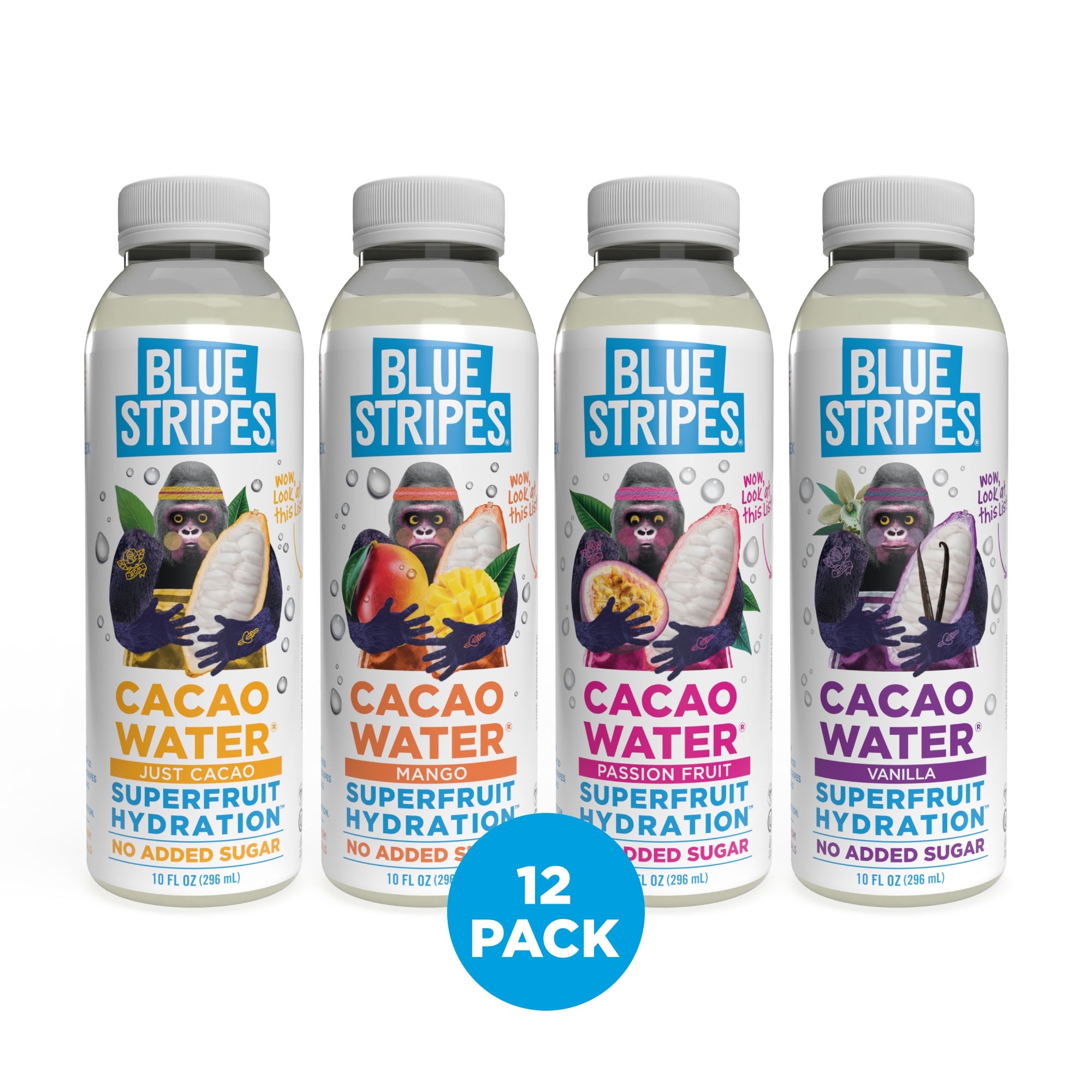 Cacao Water Variety Pack Blue Stripes