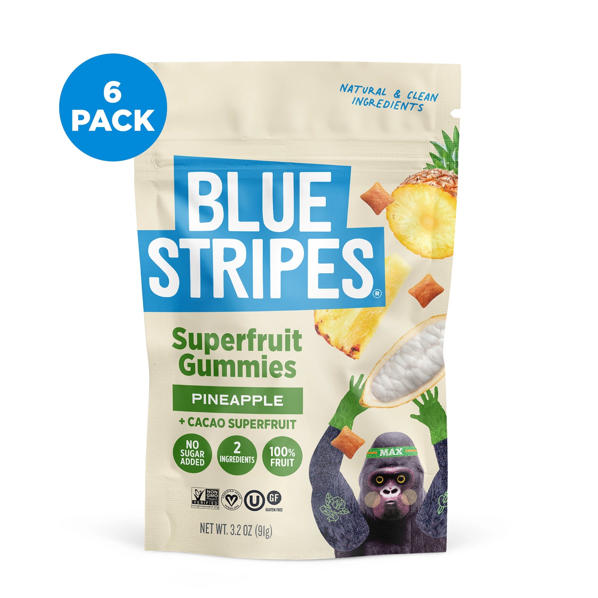 Superfruit Gummies - Pineapple – Blue Stripes